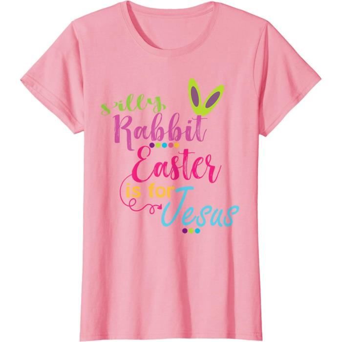 T shirt À Motif Lapin Pâques Créatif Tendance Tee shirts - France