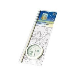 Lanterne 'Chevalier' à colorier - Kit de bricolage Ursus - Carton/Papier - Hauteur 200mm