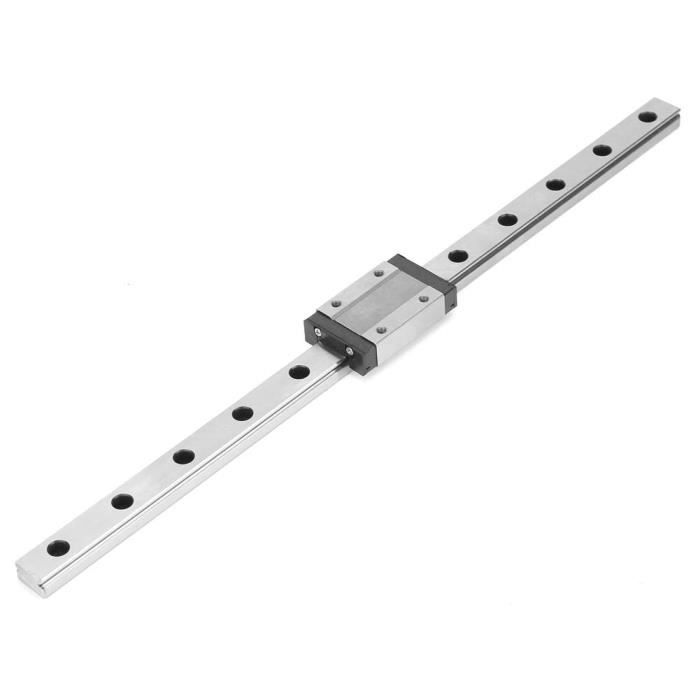 Rail Linéaire MGN12H 450 Mm + Bloc Coulissant - Miniature, Précision, Pour Machines Automatiques, CNC