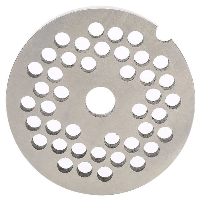 Disque Pour Hachoir à Viande En Acier Inoxydable - Plaque De Remplacement Pour Machine à Viande, Diamètre 6,9 Cm, Trou Central 6 Mm