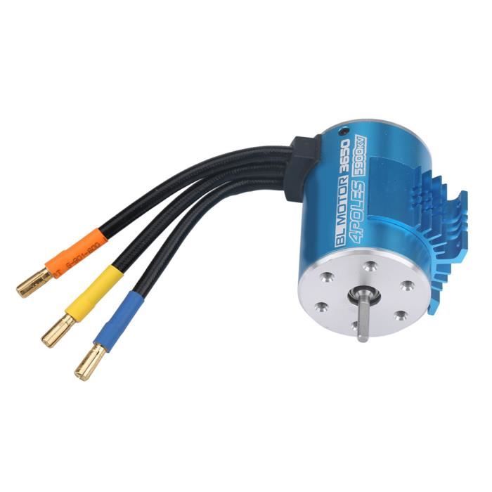Moteur Rocket 540 Brushless Sans Balises 5900KV - 3.17mm - Pour Modèles RC Himoto
