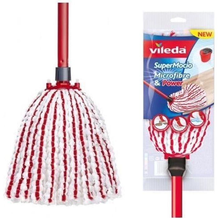 Lot De 17 Recharges Vileda SuperMocio – Pour Balai, Destockage Neuf