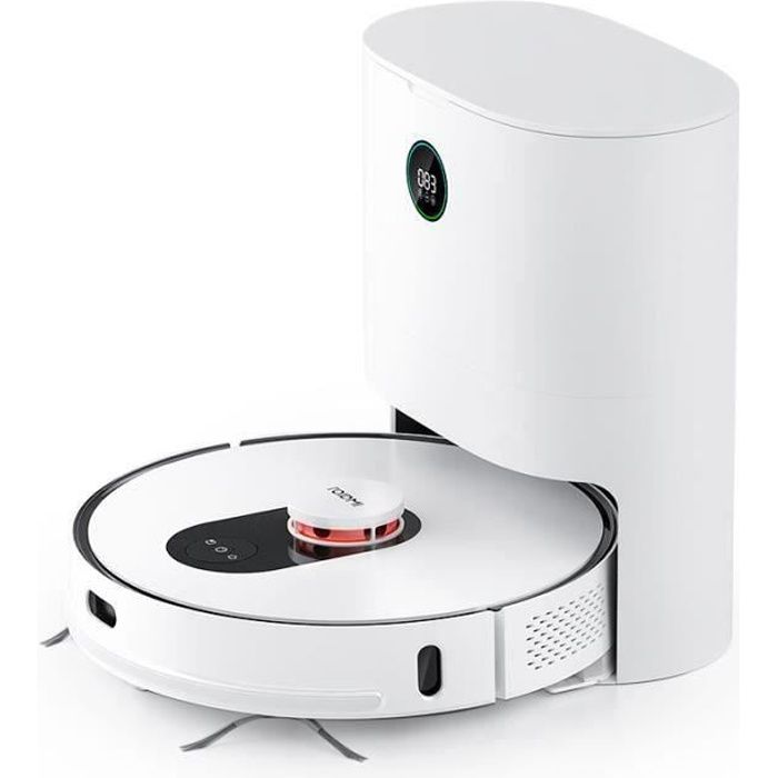 Xiaomi Roidmi EVE Plus Robot Aspirateur + Dépoussiéreur Intelligent Blanc - Electroménager