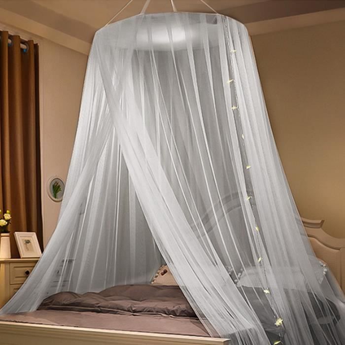 Moustiquaire De Lit En Dôme Double - Protection Anti-Insectes Intérieur Extérieur
