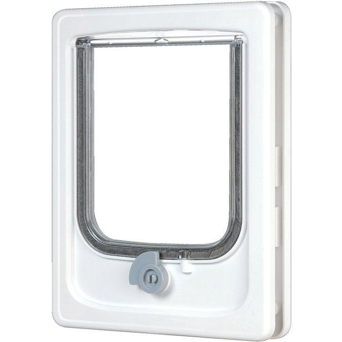 Chatière 4 Positions ZOLUX Catwalk – Pour Porte Bois, PVC, Métal, L20 x H25 cm - vue 2