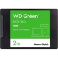 WESTERN DIGITAL Disque dur SATA SSD - 2TB interne - Format 2.5" - Vert-1