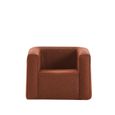 Fauteuil gonflable XL - Terracotta - Intérieur/Extérieur - Housse premium en polyester renforcé-1