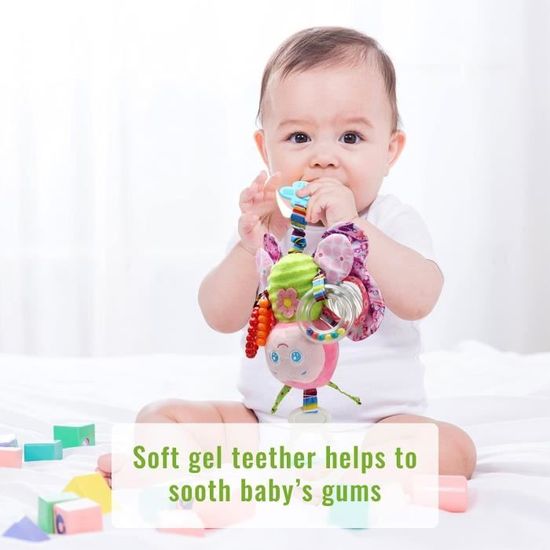 Jouet de Poussette pour Bébés Berceau Hochet Jouets Animales Jouets