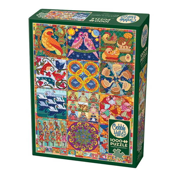 Cobble Hill puzzle de Noël quilt - 1000 pièces plaisir garanti ...