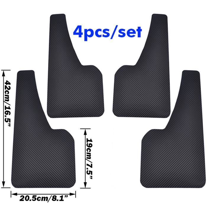 Bavettes Garde-boue Universelles Avant/arrière Pour Voiture, SUV, Camion - Noir, PP+TPO