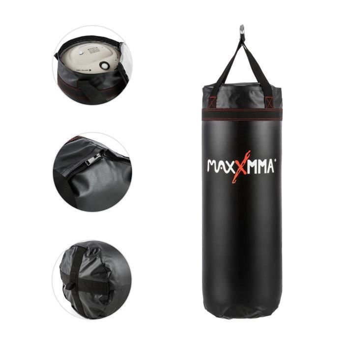 Klarfit Maxxma C Sac de frappe pour entraînement boxe - À remplir d'eau :  de 35 à 55 litres - Cuir synthétique & PVC résistant - Cdiscount Sport