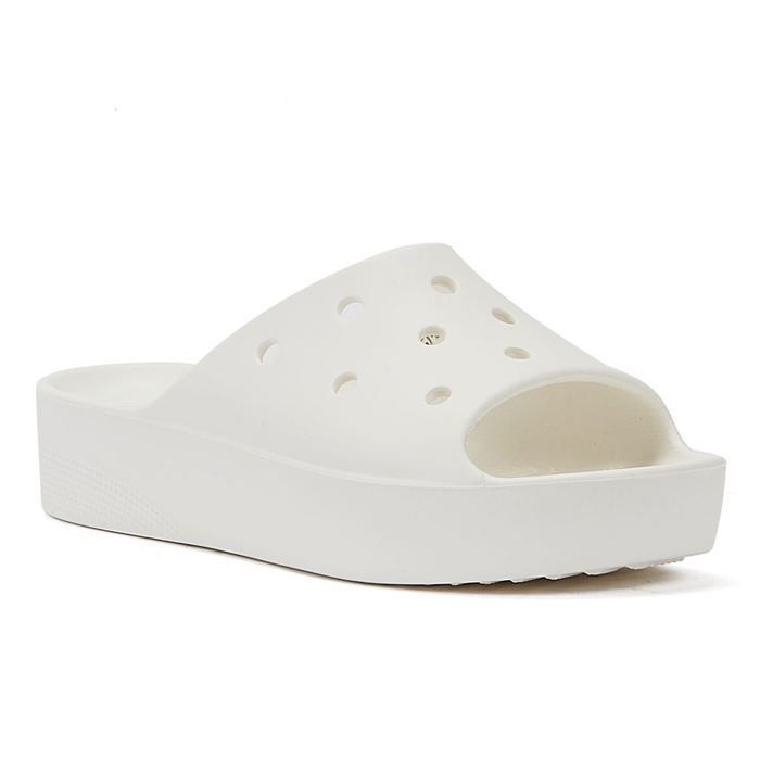 Claquettes femme Crocs Classic Platform Blanc Femme 34/35