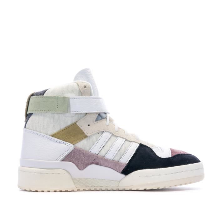 Baskets Homme Adidas Forum 84 Hi Blanc Tige en textile
