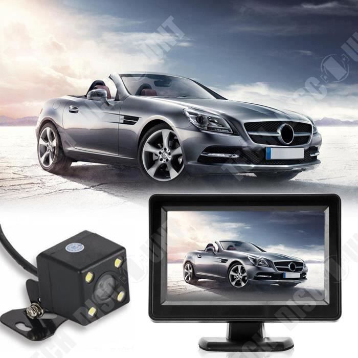HD Voiture Caméra Recul+4.3TFT LCD Moniteur de voiture Kit