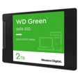 WESTERN DIGITAL Disque dur SATA SSD - 2TB interne - Format 2.5" - Vert-2