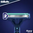 3x10 Rasoirs Jetables Gillette Blue II Plus Slalom-2