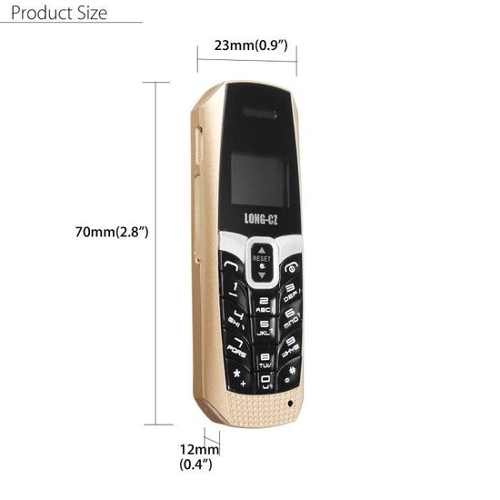 Mini téléphone TEMPSA T3 - Bluetooth 3.0 - Changement de voix - Jaune - Cdiscount  Téléphonie