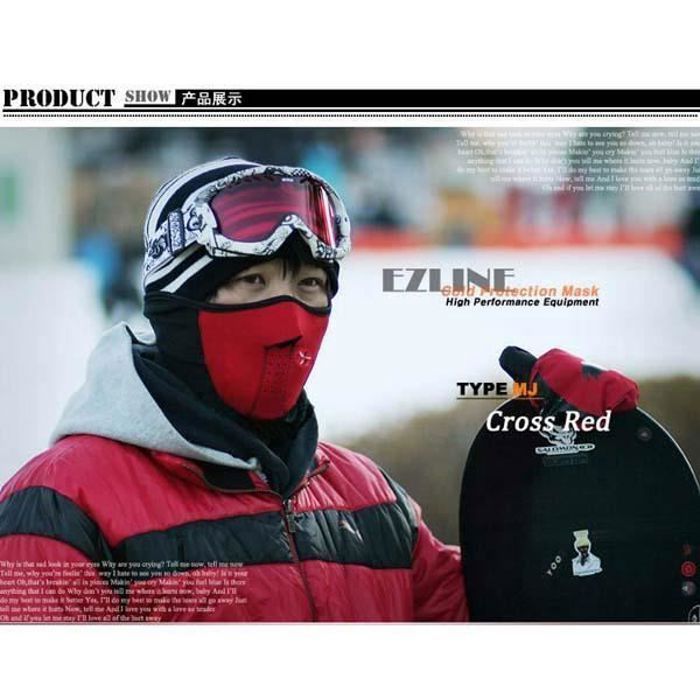 Cache nez masque tête de mort pour moto ski paintball - Cdiscount Auto