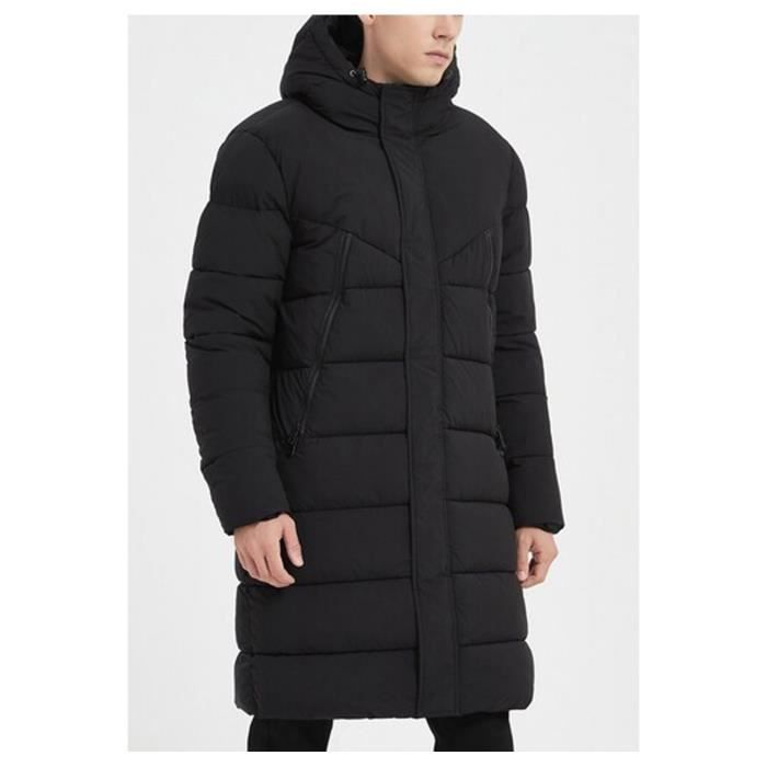 Doudoune longue homme online noir