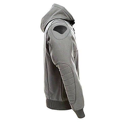 Jet blouson veste moto homme à capuche soft shell blindé shop