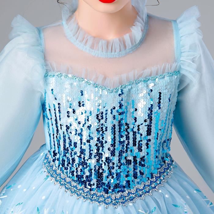 Kath van D guisement Reine des Neiges Robe Princesse Fille
