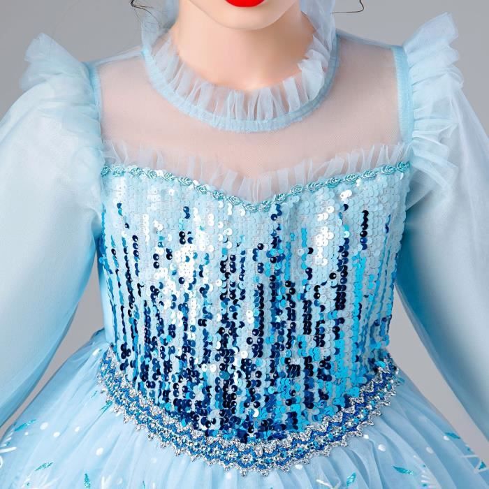 Robe déguisement reine des neiges - frozen - New discount.com