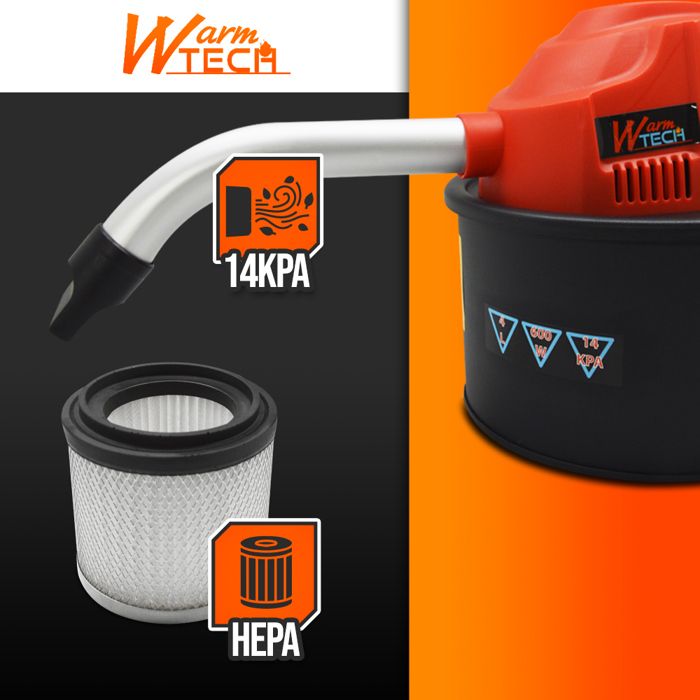 VITO - Aspirateur Cendres Électrique 800W 4L – Nettoyage Poêle