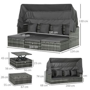 canape de jardin cdiscount jardin
