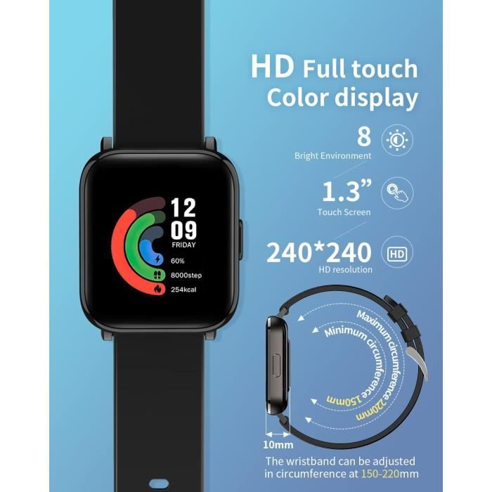 MONTRE CONNECTÉE FEMME Smartwatch Compatible Samsung Huawei Xiaomi Android  iO EUR 116,06 - PicClick FR
