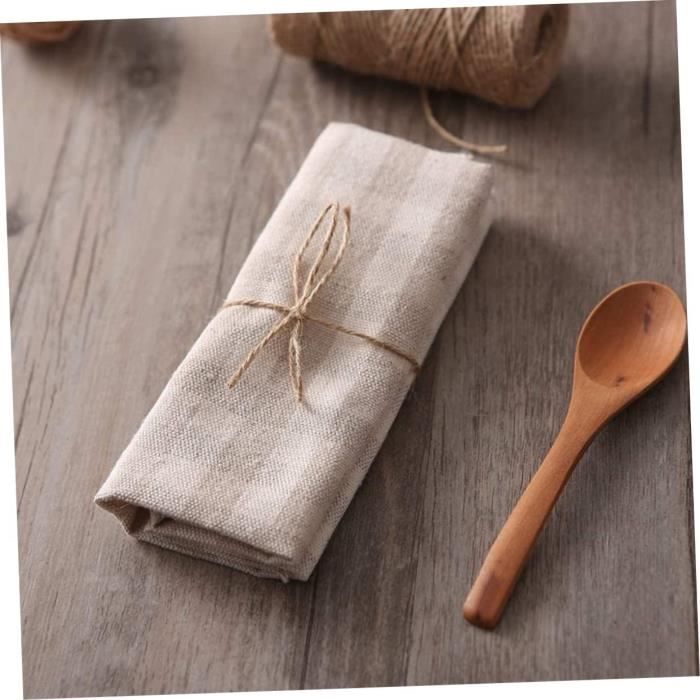 Panier De Rangement En Corde De Coton Tressé - Format Rectangulaire 18x14 Cm - Pour Jouets, Salle De Bain, Salon - 4