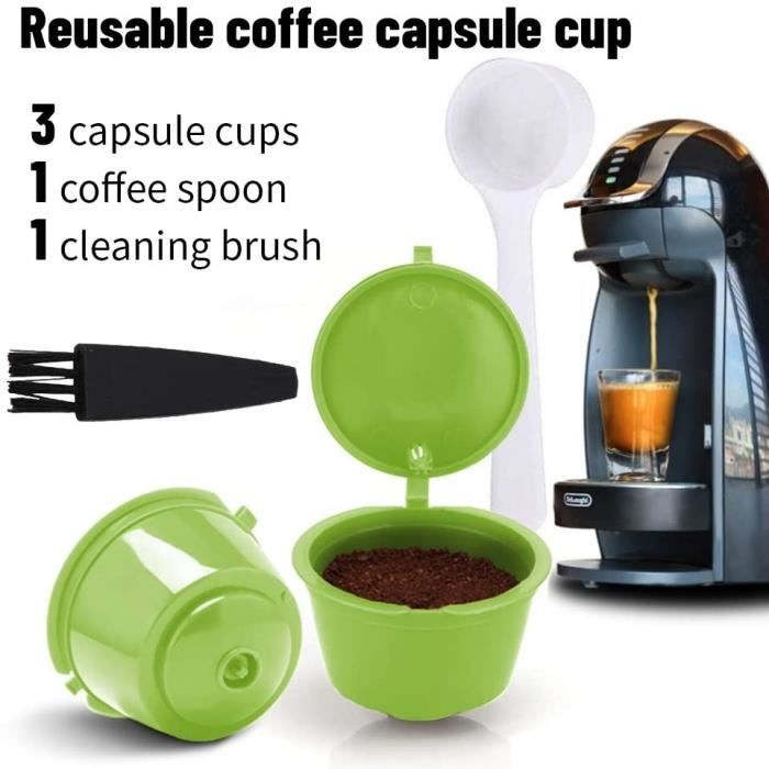 3pcs / set Rechargeable Dolce Gusto Coffee Capsule Nescafé Dolce Gusto  Capsule Réutilisable Gusto Capsules Dolce Gusto Refill 3 Couleurs
