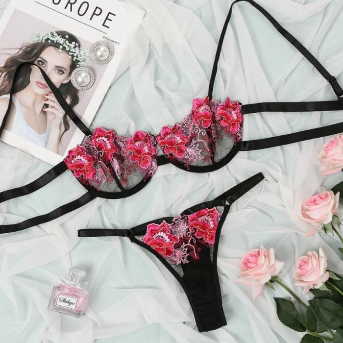 Sous vetement hot sale femme rose