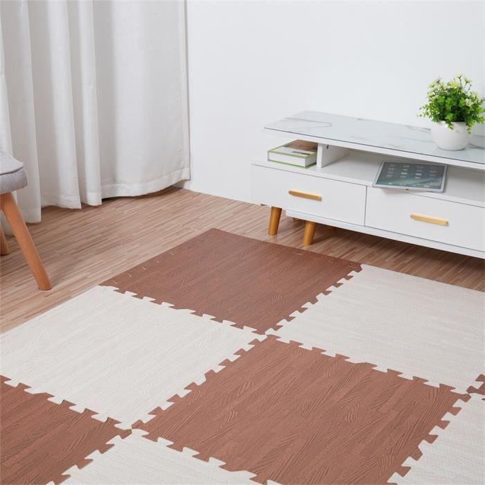 Ensemble de tapis de sol de salle de sport - Tapis de sol emboîtable en