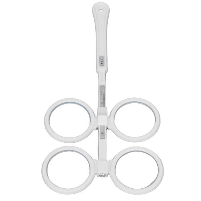 Flipper Optique 4 Lentilles - Test Confirmation Binoculaire - Lentilles +/- 0.25 à 3.50 - Cadre Plastique - Pour Optométrie