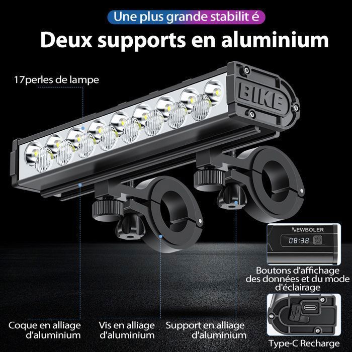 Eclairage Vtt Decathlon Lampe Velo ECLAIRAGE VELO LED RL 510