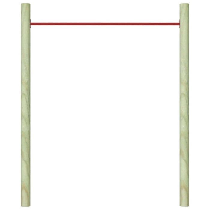 Barre De Gymnastique Enfant VidaXL – 125 Cm, Acier Poudré, Charge 50 Kg, Pour Jeux Extérieurs