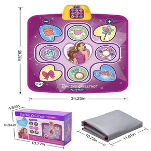 HIGSPE Tapis de Danse pour Enfants, Jouet Tapis Musical avec Affichage