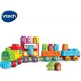 VTech- P'TIT Train INTERACTIF Bla Blocks Construction, 80-606605, Multicolore-0