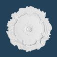 Rosace classique Marbet R-7 | Ø 40 cm | polystyrène léger blanc-0