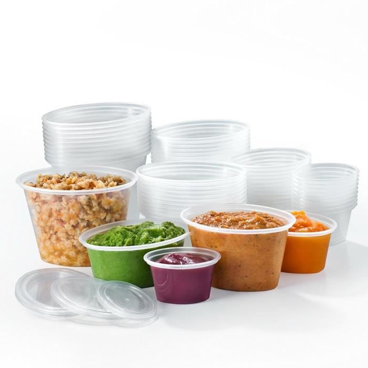Babypotz Sans Bpa 50 Petites Boites De Congelation Lot De 50 Pots Avec Couvercles De Differentes Tailles Cdiscount Puericulture Eveil Bebe