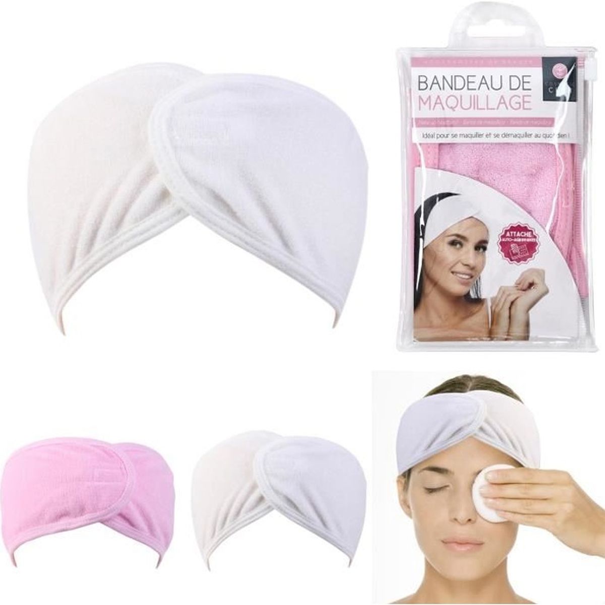 bandeau cheveux maquillage