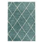 IAMS CHIEN Onlinetex24 Tapis Design Motif de Tapis zone Tapis Pas cher diamant Poil souple couleur bleu - 280x370 cm
