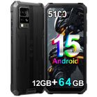 Blackview BV4800 SE Smartphone Incassable Android 15 6.56",5100mAh,12Go+64Go/2To,16MP+8MP, Dual SIM NFC Face ID - Noir