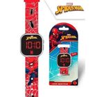 CHTIME PARIS Montre Enfant Quartz Spider-man araignée Bracelet Caoutchouc