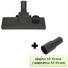 MPM Brosse avec adaptateur - MOULINEX - ZR900301 - Ø 32-35 mm - Articulée - Pour aspirateurs traîneaux