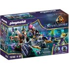 PLAYMOBIL - 70748 - Novelmore - Violet Vale - Véhicule catapulte pour enfants de 4 ans et plus