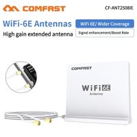 Antenne Wifi 6e Omnidirectionnelle À Gain Élevé, 5dbi, Tri-bande 2.4 + 5 Ghz, Sma, Extension De 1.5m, Pour Ro