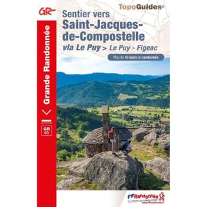 GUIDES DE FRANCE Sentier vers Saint-Jacques-de-Compostelle via Le Puy. 10e édition