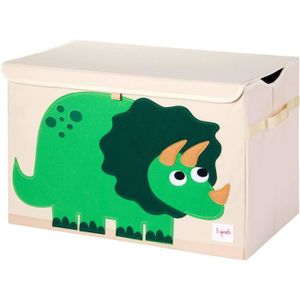 COFFRE À JOUETS Coffre à jouets pour enfants - Dinosaure A59 - Vert - Rangement pour chambre