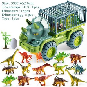 CAMION ENFANT Camion de Transport de Dinosaures Triceratops LUX 